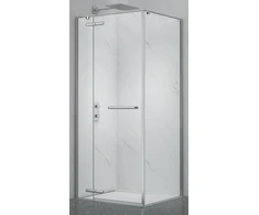 Dušo kabina PRESTIGE 120x90 chrom/skaidri be pado