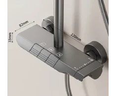 Dušo sistema C7 pilkas