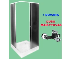 IŠPARDAVIMAS! Dušo kabina ZK90 FABRIC DOVANA dušo maišytuvas A1203