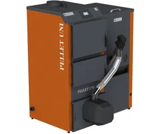 Katilas granulinis Pellet UNI 26 su 26 kW Kipi Rot Power degikliu ir 260 l talpa