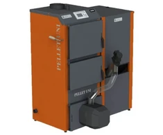 Katilas granulinis PELLET UNI 26 su 26 kW KIPI ROT POWER degikliu ir 320 l talpa