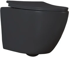 Klozetas pakabinamas FOCUS NERO 391C RIMLESS