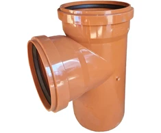 Lietaus nuotekų trišakis 200/200/90°