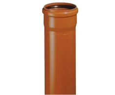 Lietaus nuotekų vamzdis PVC 250 x 6.2mm x 3m