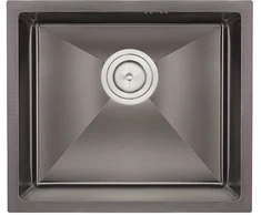 Nerūdijančio plieno plautuvė D5843HT Juodas su sifonu 1.0 mm
