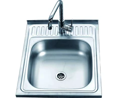 Nerūdijančio plieno plautuvė D6050A uždedama su sifonu 0.6 mm