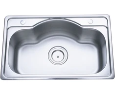 Nerūdijančio plieno plautuvė D7044P 700x440 0.8matt