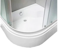 Padas dušo kabinai pusiau gilus 100x80 dešininis