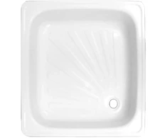 Padas dušo metalinis 80x80x15