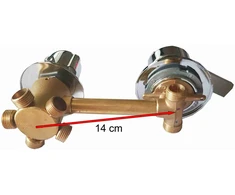Perjungėjas vandens funkcijų 5 padėčių su sriegiais 14 cm