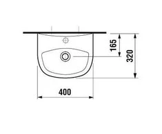 Solar Plus Laufen ZETA praustuvas 40x32 cm