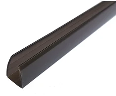 Profilis 2.1m 16mm bronza-pilkas
