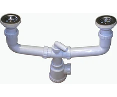 Sifonas WC121B dvigubas