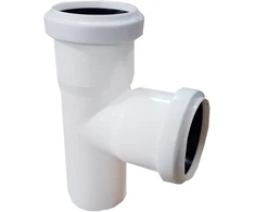 Trišakis PP 50/50/90° baltas
