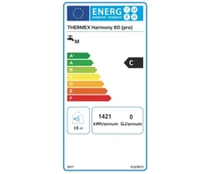 Vandens šildytuvas Harmony 80L PRO Thermex su sausu kaitinimo elementu