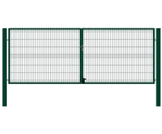 Vartai su 2-iem stulpais 1530x4000 mm (Ral6005)