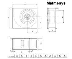 Ventiliatorius Systemair CT 355-6