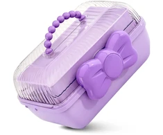 3 lygių violetinis dėklas-organizatorius mergaitei TP160