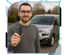 3 mygtukų raktelio korpusas Peugeot/Citroen A290