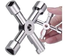 4in1 kryžminis raktas techninėms spintoms 4Way A255