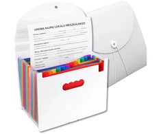 A4 armonikinis dokumentų aplankas PVC, 25 skyreliai N131