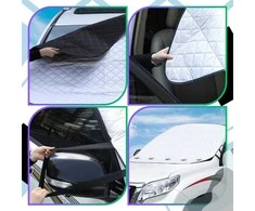 Automobilio priekinio stiklo apsauga nuo šalčio