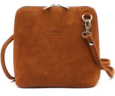 Barberinis 1703 camel-2 zomšinės odos rankinė