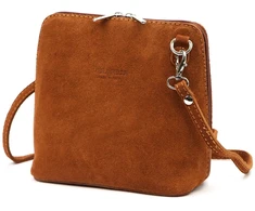 Barberinis 1703 camel-2 zomšinės odos rankinė