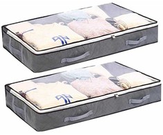 Dėklai spintai, 2 vnt., 100x50x15 cm, pilki