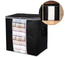 Dėklas spintos stalčiui 50 cm x 50 cm x 36 cm S37 juodas