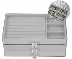 Dėžutė papuošalams SX130 pilka
