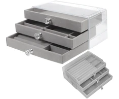 Dėžutė papuošalams SX130 pilka