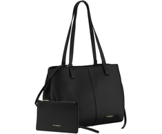 Didelė moteriška shopper rankinė Peterson, juoda AX37