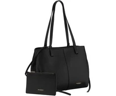 Didelė moteriška shopper rankinė Peterson, juoda AX37