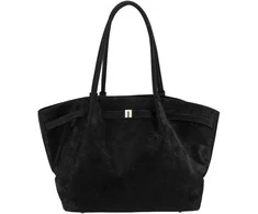 Didelė moteriška shopper tipo rankinė Peterson, juoda AX34