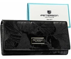 Didelė piniginė moterims Peterson, juoda 2463