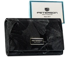 Didelė piniginė moterims Peterson, juoda 2586