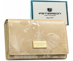 Didelė piniginė moterims Peterson, smėlio 2609
