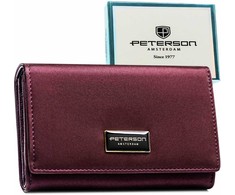 Didelė piniginė moterims Peterson, violetinė PT60