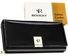 Didelė piniginė moterims Rovicky, juoda G37