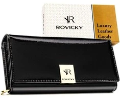 Didelė piniginė moterims Rovicky, juoda G37