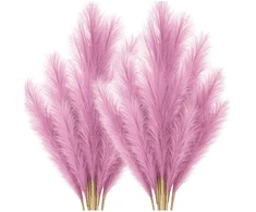 Dirbtinė rožinė pampų žolė PVC 56,5 cm (20 vnt.) N82