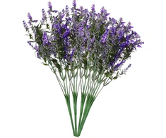 Dirbtinės violetinės levandos šakelės 35 cm, 12 vnt. N36
