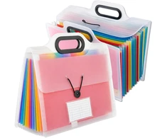 Dokumentų dėklas A4 skaidrus PVC, 13 skyrių N140