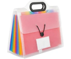 Dokumentų dėklas A4 skaidrus PVC, 13 skyrių N140