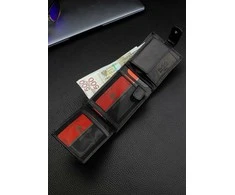 Dovanų rinkinys vyrams: odinė piniginė Pierre Cardin RFID ir diržas STEVENS A323206