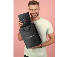 Dovanų rinkinys vyrams: odinė piniginė Pierre Cardin RFID, odinis diržas 75T8806BB