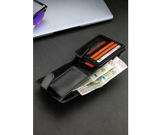 Dovanų rinkinys vyrams: odinė piniginė Pierre Cardin RFID ir diržas Stevens A423206