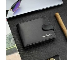 Dovanų rinkinys vyrams: odinė piniginė Pierre Cardin RFID ir diržas Stevens A6088206