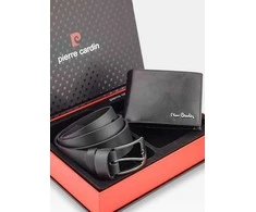 Dovanų rinkinys vyrams Pierre Cardin x Stevens, piniginė su diržu Z1